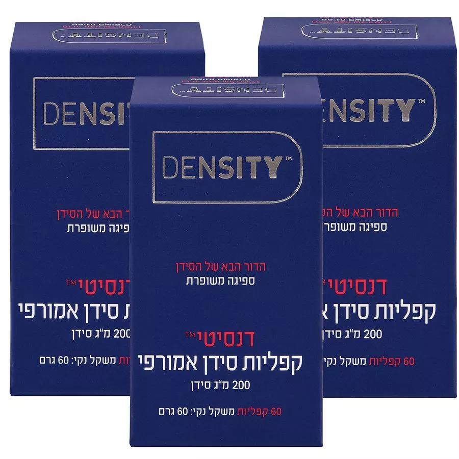 דנסיטי - סידן אמורפי, הדור החדש של הסידן 3*60 קפליות  Density Amorphous Calcium Caplets