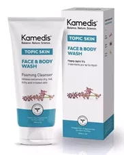 ג'ל רחצה טיפולי קמדיס טופיק 200 מ"ל Kamedis topic skin face&body wash כליל הטבע