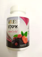 איטלס טבליות למציצה בטעם תות - EATLESS כליל הטבע