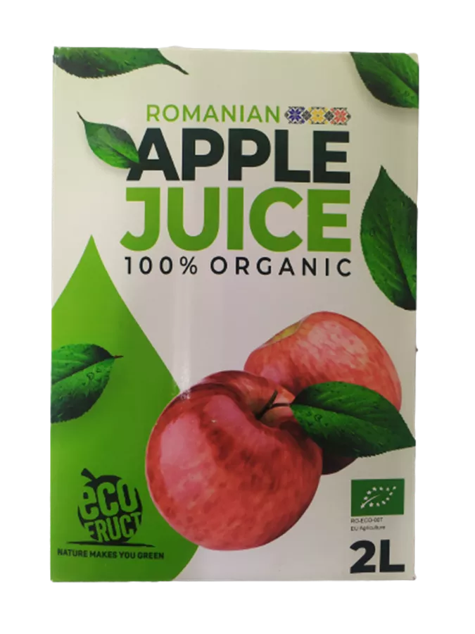 מיץ תפוחים אורגני לא מסונן - ROMANIAN APPLE JUICE