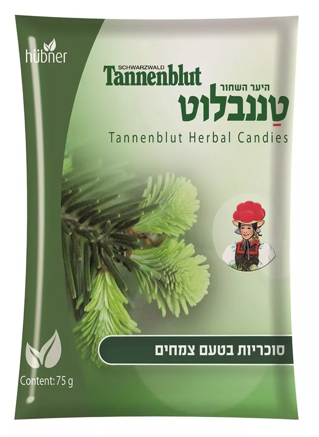 סוכריות בטעם צמחים טננבלוט  75 גרם Tannenblut Herbal Candies