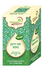 תה עדנים ירוק נענע 30 גרם 20 שקיקים ADANIM כליל הטבע