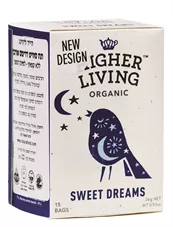 תה איבנינג אורגני הייר ליווינג 20 שקיקים Higher Living Sweet Dreams כליל הטבע