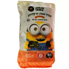 חטיף אצות ים קלויות אסיה 9*4.5 גרם Taste Of Asia Sea Salt Seaweed Snack כליל הטבע