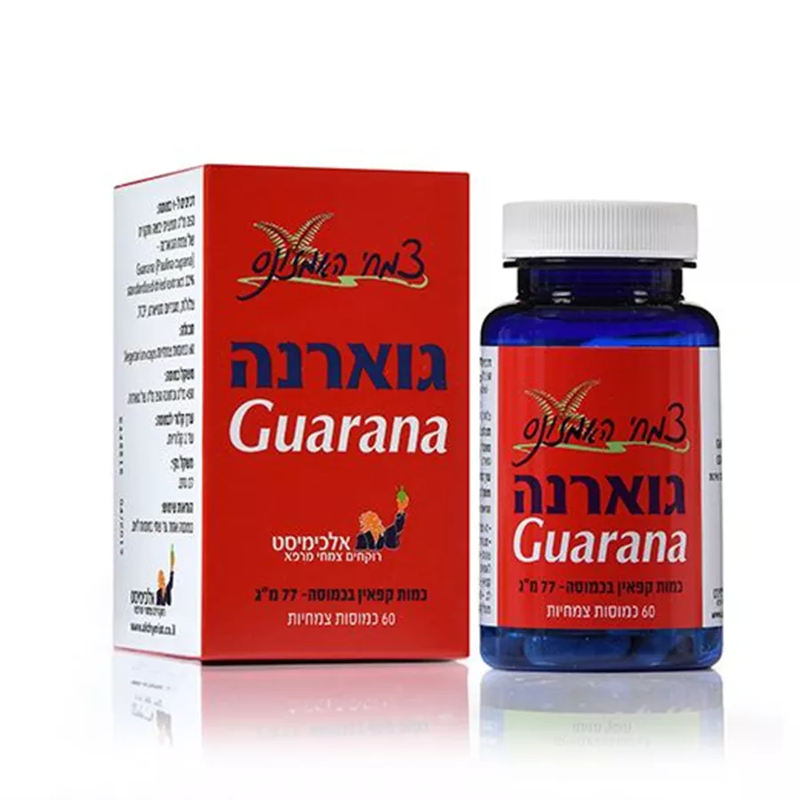 גוארנה אלכימיסט 60 כמוסות Alchymist Guarana