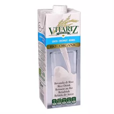 ויטריז משקה אורז עם קוקוס אורגני 1 ליטר VitarizOrganic Rice Drink With Coconut כליל הטבע