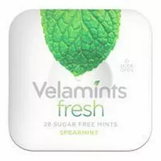 סוכריות בטעם מנטה עדין וולמינטס 20 גרם Velamints Spearmint כליל הטבע