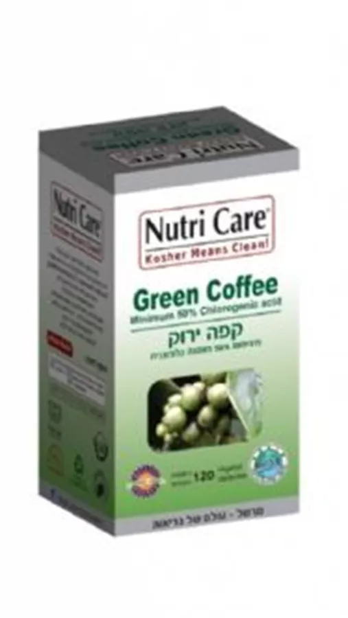 קפה ירוק נוטרי קר 120 כמוסות Green Coffee Nutri Care