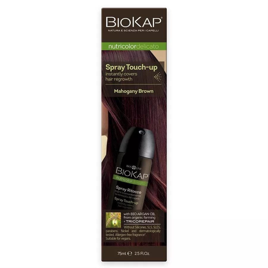 ביו קאפ - ספריי צבע מהיר צמחי חום מהוגני   BioKap