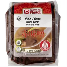 טייסט אוף אסיה מיסו כהה מחית פולי סויה 500 גרם  TASTE OF ASIA AKA MISO כליל הטבע