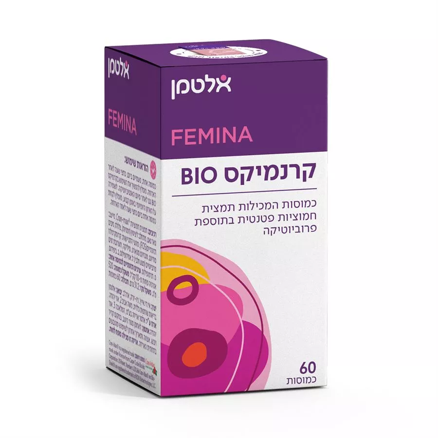 קרנמיקס ביו - אלטמן 60 כמוסות Altman Cranmix Bio