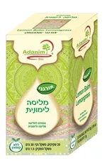 תה עדנים מליסה אורגני 30 גרם 20 שקיקים ADANIM כליל הטבע