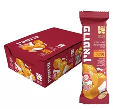 מארז חטיף חלבון בטעם קרמל מלוח - פנגיאה 600 גרם 12 יח Pangaea Foods כליל הטבע