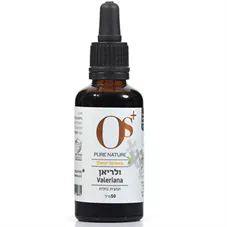 טבעקום ולריאן תמצית נוזלית 50 מ"לTevaCom OS + PURENATURE DROP SERIES VALERIANA כליל הטבע