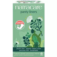 מגן תחתון אקולוגי מעוגל נטראקר 30 יחידות NatraCare Organic Curved כליל הטבע