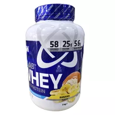 אבקת להכנת משקה חלבון בטעם בננה 2 ק"ג  -  USN WHEY BANANA כליל הטבע