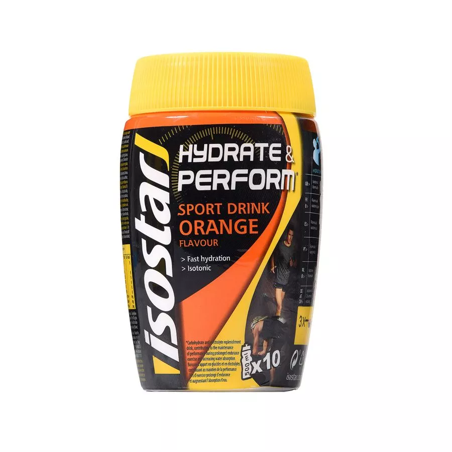 איזוסטאר בטעם תפוז 400 גרם Isostar Hydrate & Perform orange flavor