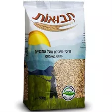 תבואות גריסי/גרעיני שיבולת שועל אורגניים 500 גרם Tvuot Organic Oats כליל הטבע