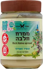 ממרח חלבה שקד תבור 350 גרם Shaked Tavor כליל הטבע