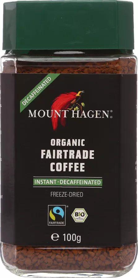 מאונט האגן | קפה נמס אורגני ללא קפאין | Mount Hagen