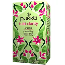 פוקה - שלוש טולסי 20 שקיקים ( Clarity ) Pukka Three Tulsi כליל הטבע