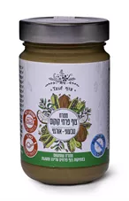 ממרח צוף פרחי קוקוס טבעוני אורגני - צוף  350 גרם   Tzuf כליל הטבע