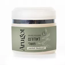 דאודורנט אורגני פטשולי 50 מ"ל ערוגות Organic Patchuli Deodorant Arugot כליל הטבע