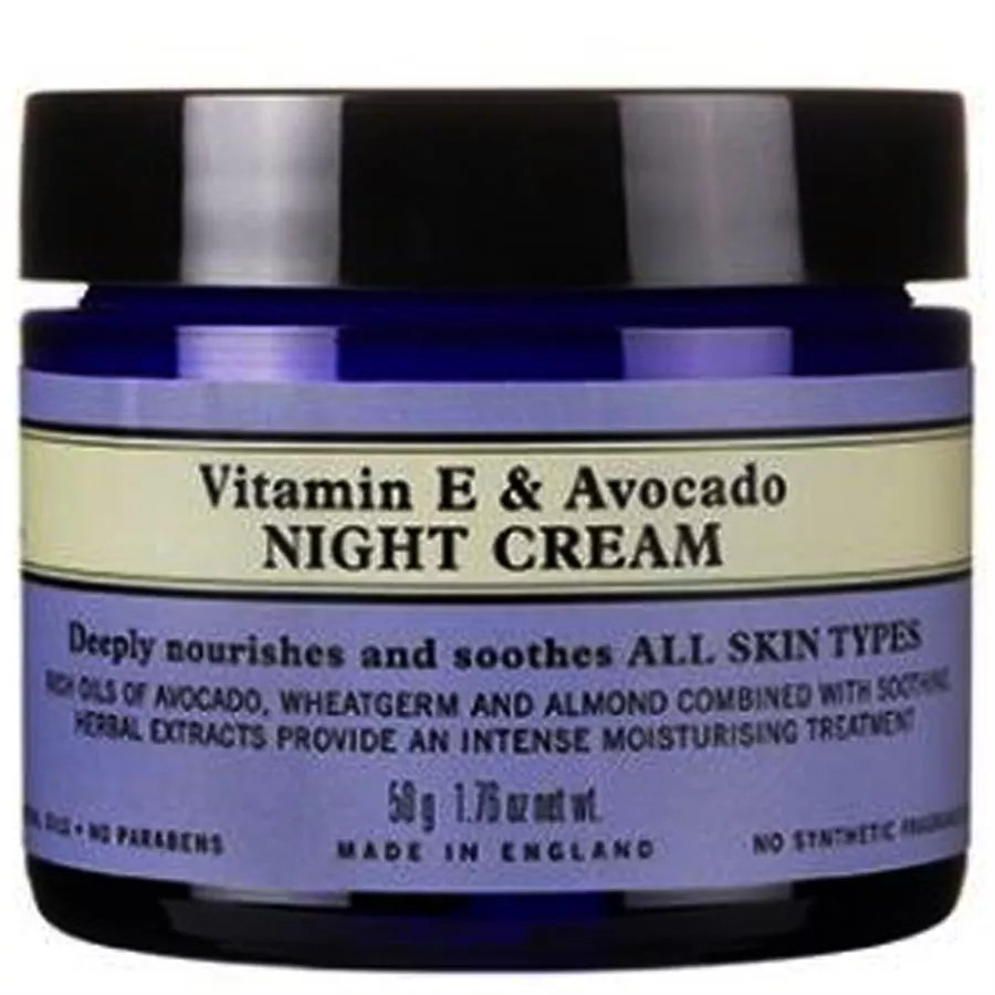 קרם לילה ויטמין E ואבוקדו ניליס יארד 50 גרם Neal's Yard Vitamin E & Avocado Night Cream