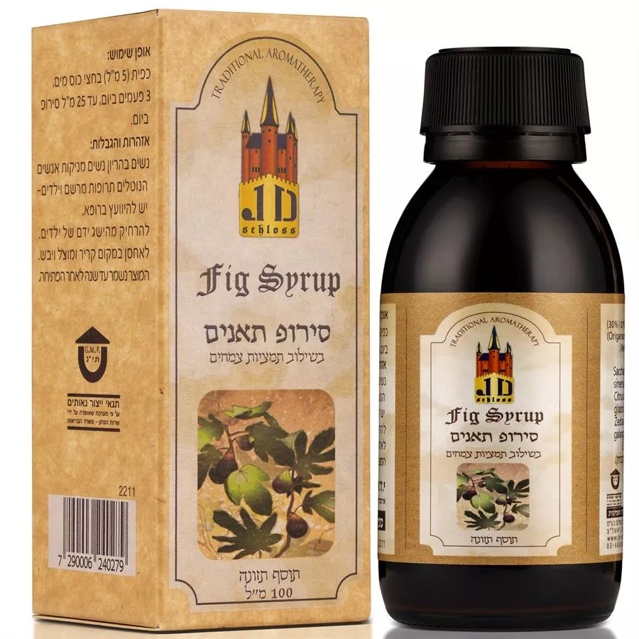 סירופ תאנים - י.ד. שלוס  100 מ