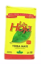 חליטת ג'רבה מאטה - לה הוחה  500 גרם (צהוב)  Yerba Mate La.Hoja כליל הטבע