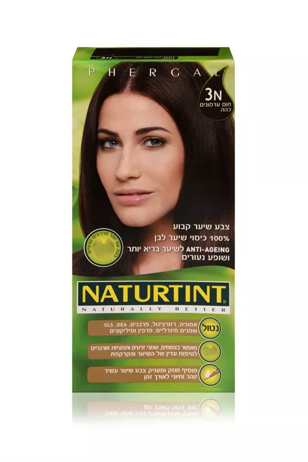 נטורטינט ערכת צבע שיער קבוע 3N חום ערמונים כהה 60 מ