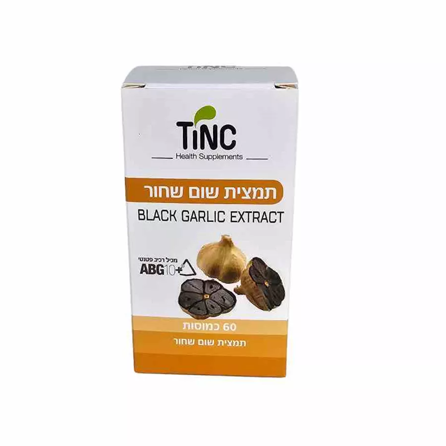 תמצית שום שחור טינקטורה טק Black Aged Garlic TINC