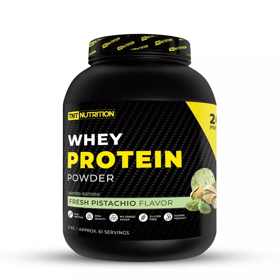 אבקת חלבון מי גבינה בטעם פיסטוק - TNT WHEY PROTEIN