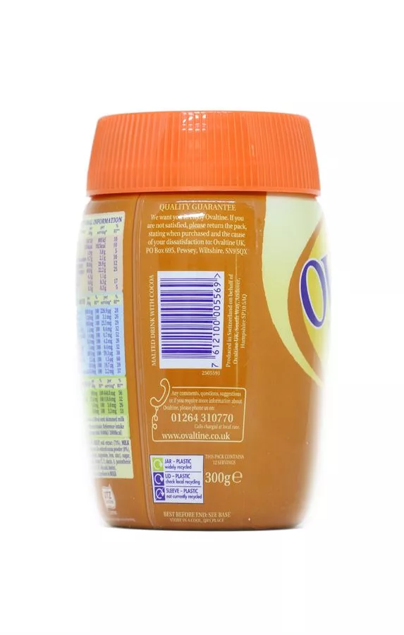 אובלטין אבקת לתת להכנת משקה 300 גרם Ovaltine