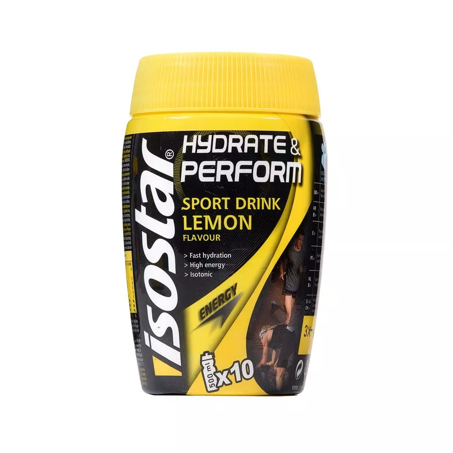 איזוסטאר בטעם לימון 400 גרם Isostar Hydrate & Perform lemon flavor