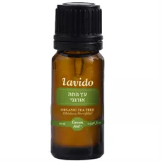 שמן עץ התה אורגני לבידו 10 מ"ל Lavido Organic Melaleuca Alterifolia Oil כליל הטבע
