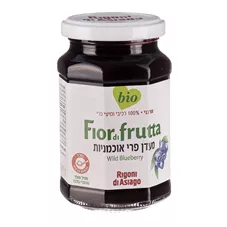 פיורדפרוטה מעדן פרי אוכמניות 250 גר' Fiordifrutta Organic Farming WILD BLUEBERRY כליל הטבע