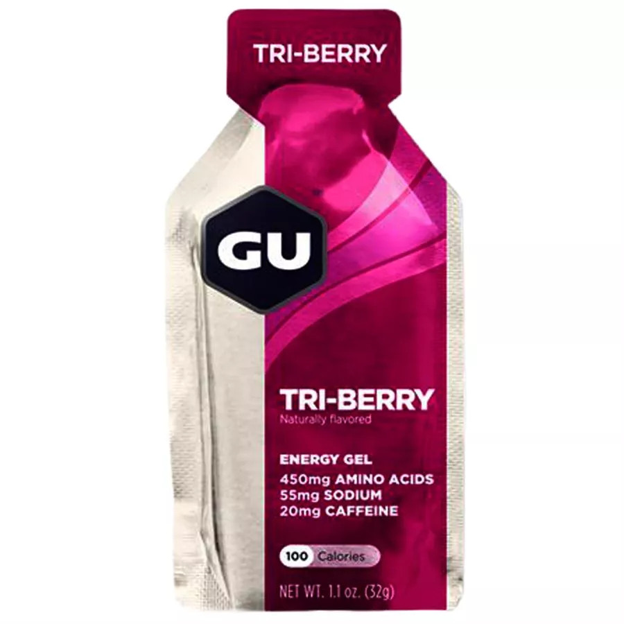 ג'ל אנרגיה בטעם פירות יער 32 גרם GU TRI-BERRY