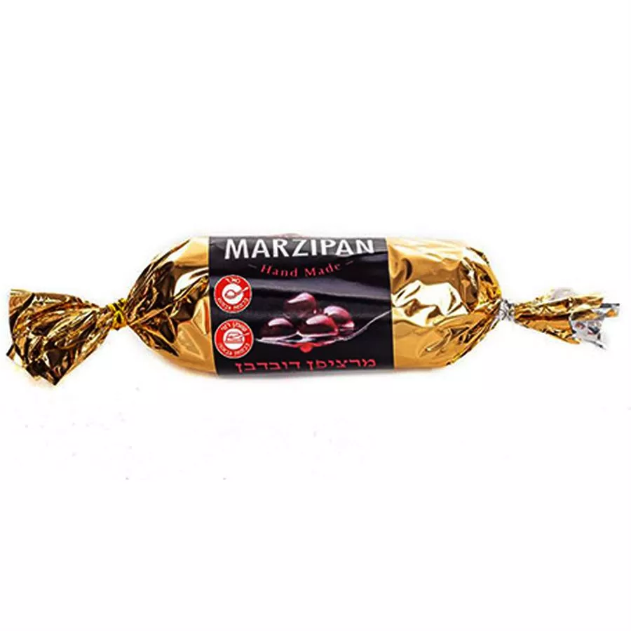 מרציפן דובדבן בעבודת יד  40 גרם Fenster's Marzipan Hand Made