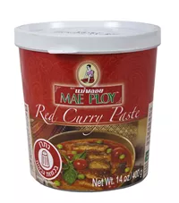 מזרח מערב 400 גרם מחית אדומה על בסיס קארי EAST & WEST RED CURRY PASTE כליל הטבע