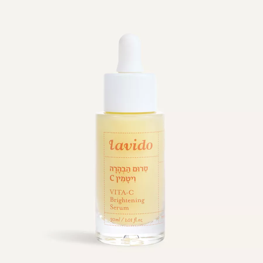 לבידו סרום הבהרה ויטמין C לפנים LAVIDO