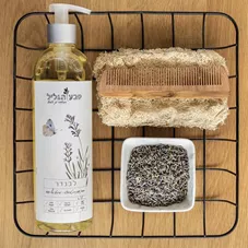 סבון שמן זית לרחצה לבנדר טבע הגליל 500 מ"ל Tevahagalil Lavender soap כליל הטבע