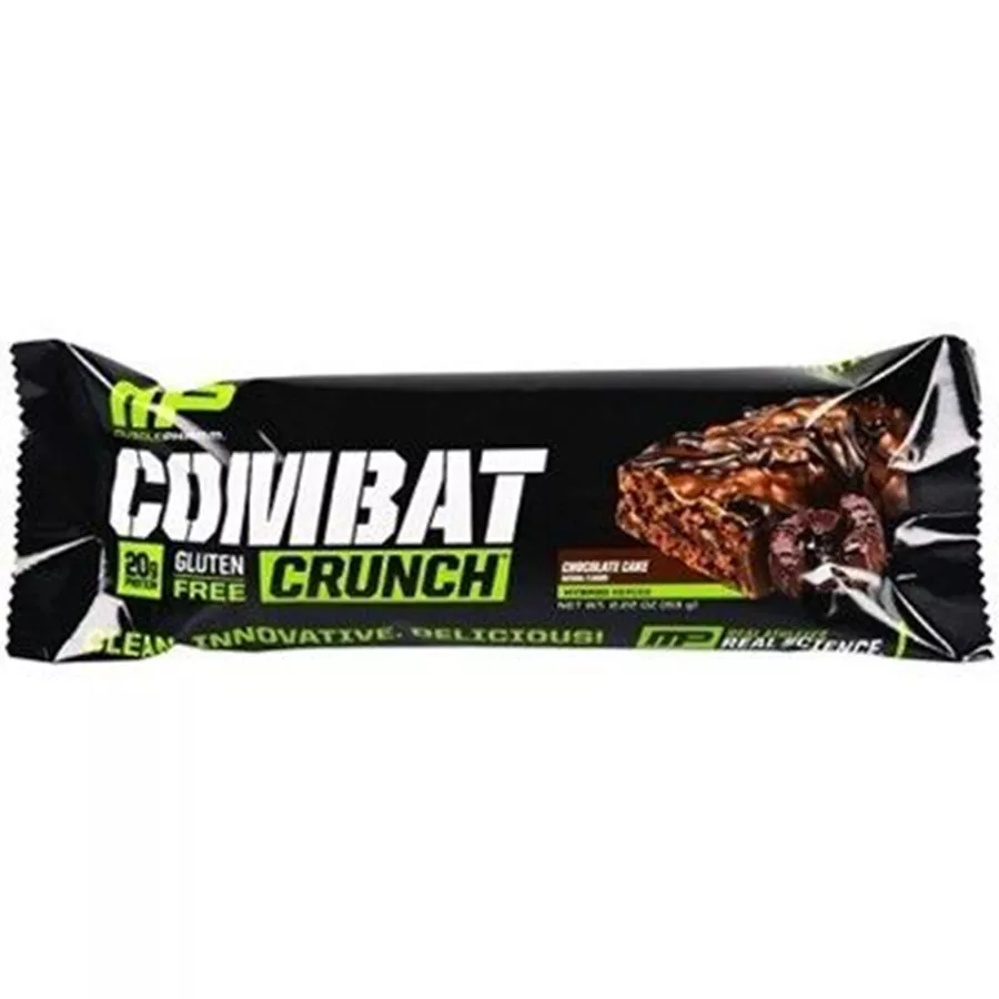 חטיף חלבון בטעם עוגת שוקולד אמ פי 63 גרם MP Combat Crunch chocolate cake