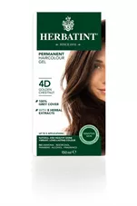 צבע שיער 4D ערמוני מוזהב הרבטינט Herbatint Permanent Herbal Haircolour Gel כליל הטבע