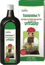 טננבלוט סירופ N הובר 250 מ"ל  Hubner Tannenblut N כליל הטבע