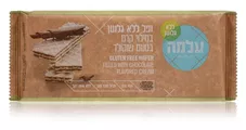 ופל במילוי קרם בטעם בשוקולד עלמה 150 גרם Alma Wafer כליל הטבע