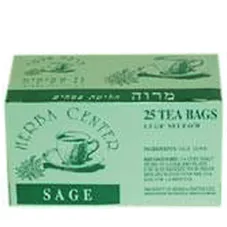תה מרווה הרבה סנטר 25 שקיקים Herba center Sage כליל הטבע
