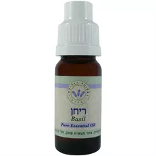 ריחן שמן אתרי - עומר הגליל  10 מ"ל  Omer Hagalil Basil Pure Essential Oil כליל הטבע