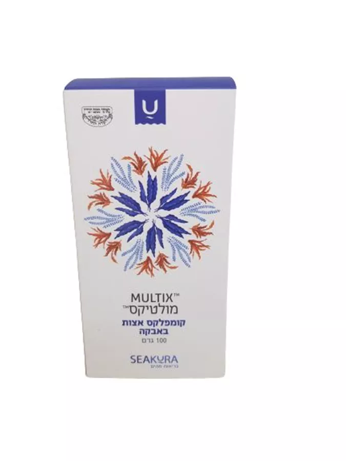 סיקורה קומפלקס אצות באבקה 100 גרם  SAKURA MULTIX