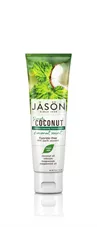 משחת שיניים קוקוס מנטה מחזקת - ג'ייסון 119 גרם    Jason Simply Coconut Mint Strengthening Toothpaste כליל הטבע